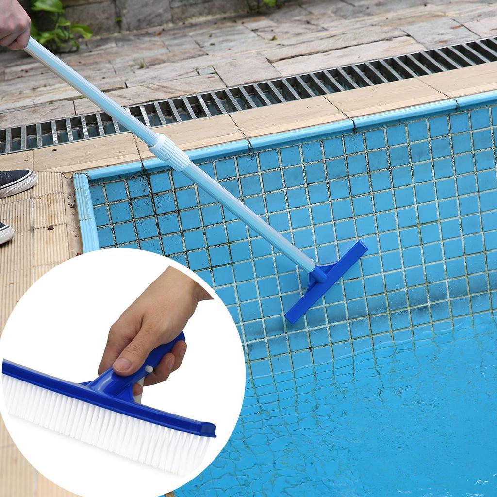 Swimming Pool Cleaning Brush Floor & Wall Handheld Brush Cleaning Tool
