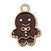 Set of 50 Christmas Oil Drop Pendants: Cute Santa, Snowman, Tree DIY Jewelry Accessories