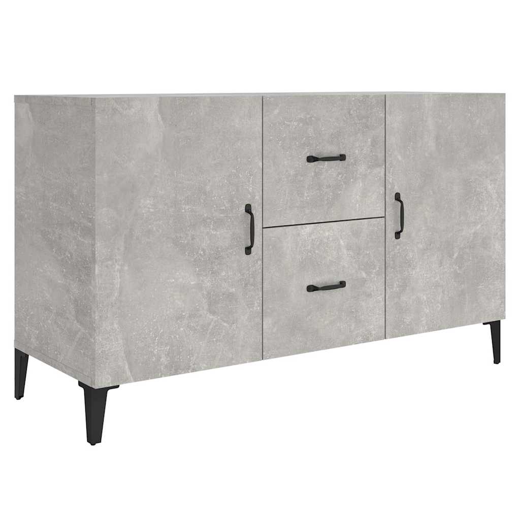 vidaXL Sideboard Betongrau 100x36x60 cm Holzwerkstoff