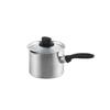 Maruyama Giken SOUEN Deep Saucepan, 16cm, with Spout, SE-12, Induction and Gas Stove Compatible, Stainless Steel, Deep, Made In Japan, Tsubame-Sanjo