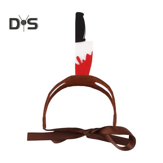 Halloween Dog Hairband Pet Cosplay Party Hair Hoop Dress-up Costume Accessories Funny Headband for Cats Dogs Parties Photoshoots Festivals