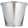 Doi Metal Chemicals Galvanized Steel Bucket, Model 15 (Approx. 13.5L), Made in Japan