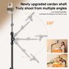 Horizontal Overhead Tripod Adjustable Cell Phone Tripod Stand Horizontal Stand for Video Recording