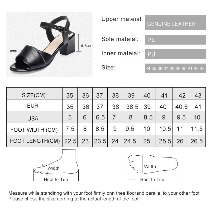 Fashion AIYUQI Fashion Sandals Women New Summer Genuine Leather Roman Sandals Women Mid Heels Fish Toe Shoes Sandals For Women