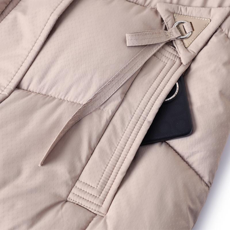 Большие размеры XL-6XL для женщин среднего возраста, длинные парки, зимние толстые теплые пальто с капюшоном, элегантные свободные женские куртки с воротником из искусственного меха