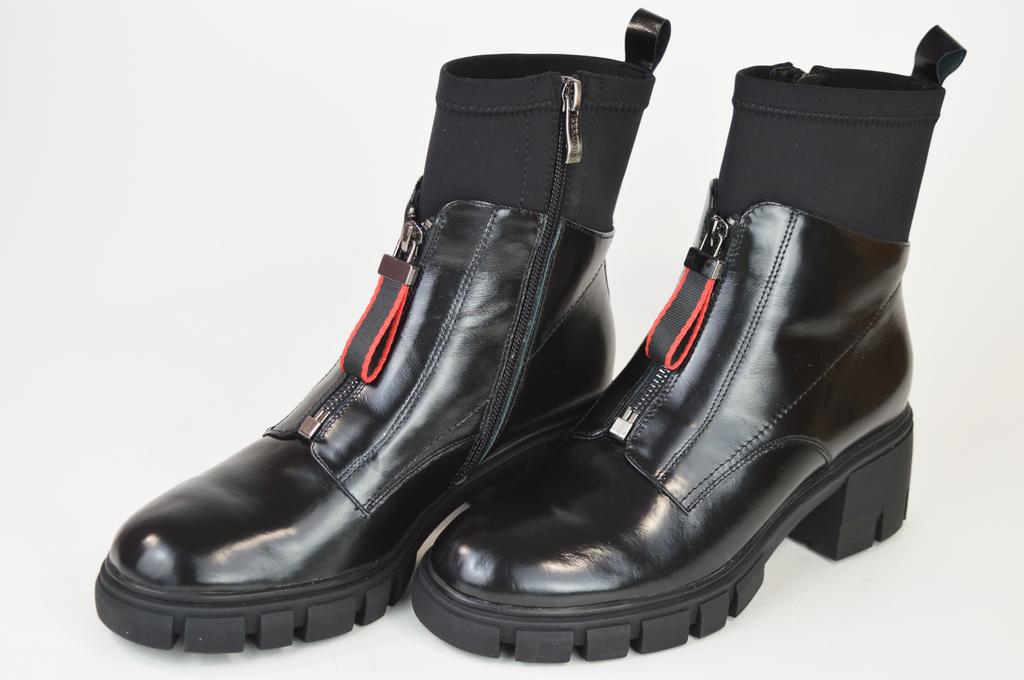 Boots Geronea 31218 36 Black Leather-oil Black Tsigayka