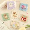 Embroidery Label Clothing Accessories Embroidery Sticker Cartoon Bear Flower Jewelry Hairpin Brooch Patch Cloth Label Cloth Sticker