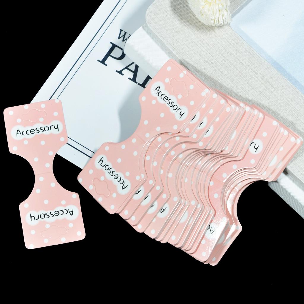 50 шт. бумажная заколка для волос, заколка для ювелирных изделий, упаковка для карточек для демонстрации ювелирных изделий