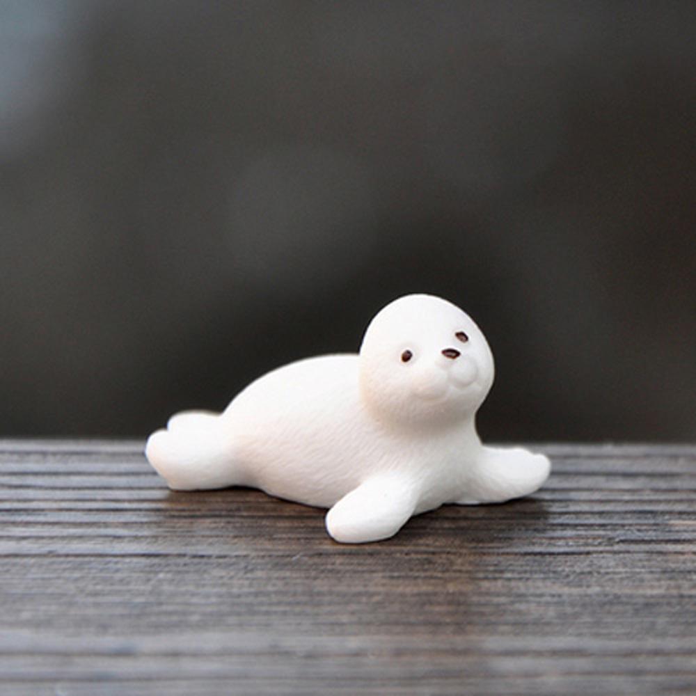 Смола маленькая модель пингвина айсберг тюлень зимняя фигурка миниатюрный микропейзаж украшение для сада фей