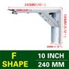 8/10/12/14Inch Adjustable Wall Mounted Triangle Folding Angle Bracket Bench Table Shelf Bracket Furniture Heavy Support Hardware