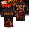 Def Leppard Тур 2026 Новая 3D Футболка