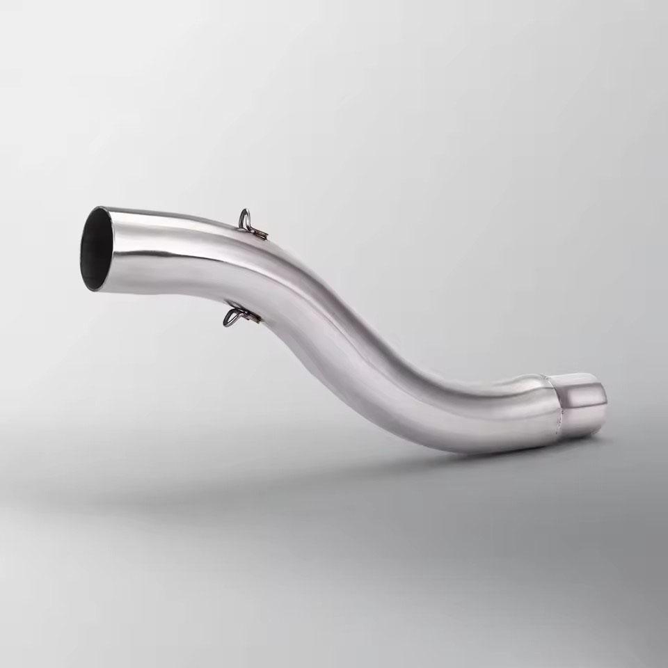 For Triumph Daytona 675 675R 2006-2012 Escape Motorcycle Exhaust System Middie Link Pipe Muffler 51MM Slip-On Connecting Pipe