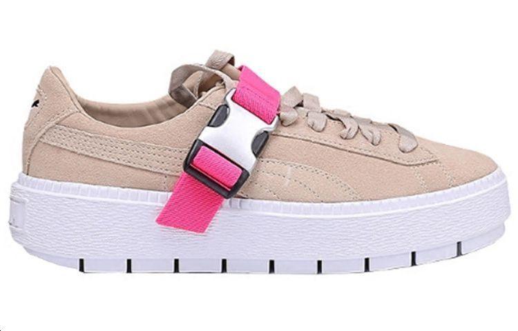 Puma Fenty X Platform Trace Buckle 'Цементный розовый' Женские 367451-02