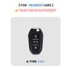 Натуральная кожа Чехол-сумка для автомобильного ключа Для Peugeot GT-Line 206 207 208 301 307 308 407 408 508 607 Защитный набор Аксессуары