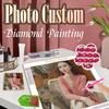 Photo Custom Diamond Painting Cross Stitch Full Round Rhinestone Diy Diamond Customize People And Landscape Photos Embroi