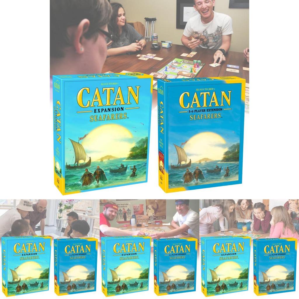 Захватывающее английское издание настольной игры Catan Island 5-е издание дополнение для 5-6 игроков карточки для вечеринок