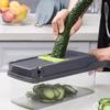 Vegetable Cutter 15-in-1 Evenly Cut with Storage Box Shredding Slicing Grating Dicing Multi-purpose Kitchen Vegetable Cutter Kitchen Supplies