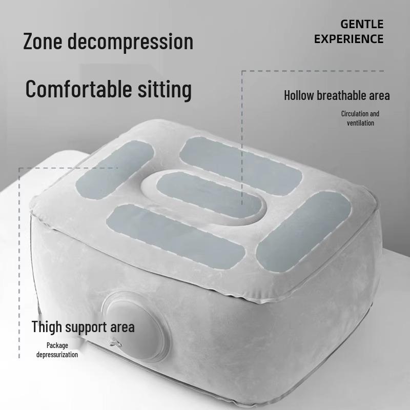 Надувная подушка для сиденья на концерте для миниатюрных девушек - Портативный уличный табурет и подставка для ног