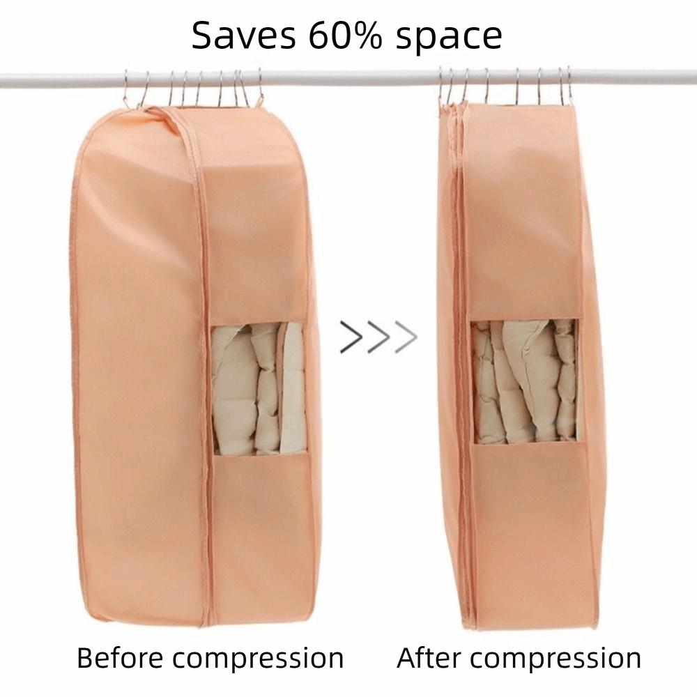 Visible Down Jacket Compressed Dust Cover Protective Clothes Garment Bag  for Household