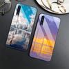 Чехол с природными пейзажами для Samsung Galaxy A52 A71 A72 A73 A53, стеклянный чехол для Samsung A13 5g A03 A22 A21s A03 Core A42 A70