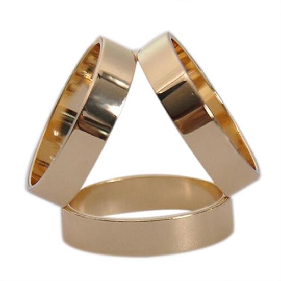 Модное розовое золото с покрытием трио шарф кольцо шелковый шарф пряжка клип слайд ювелирные изделия