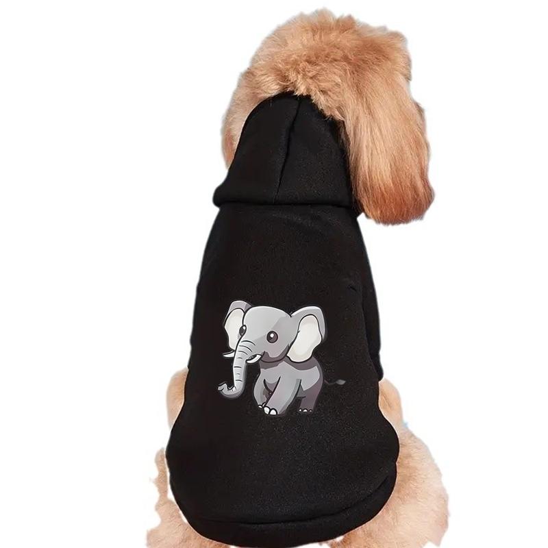 Pet Clothes Dog Dog Cat Hooded Sweatshirt Warm and Comfortable The Hat Also Has Two Cute Ears As a Decoration Cute and Exquisite