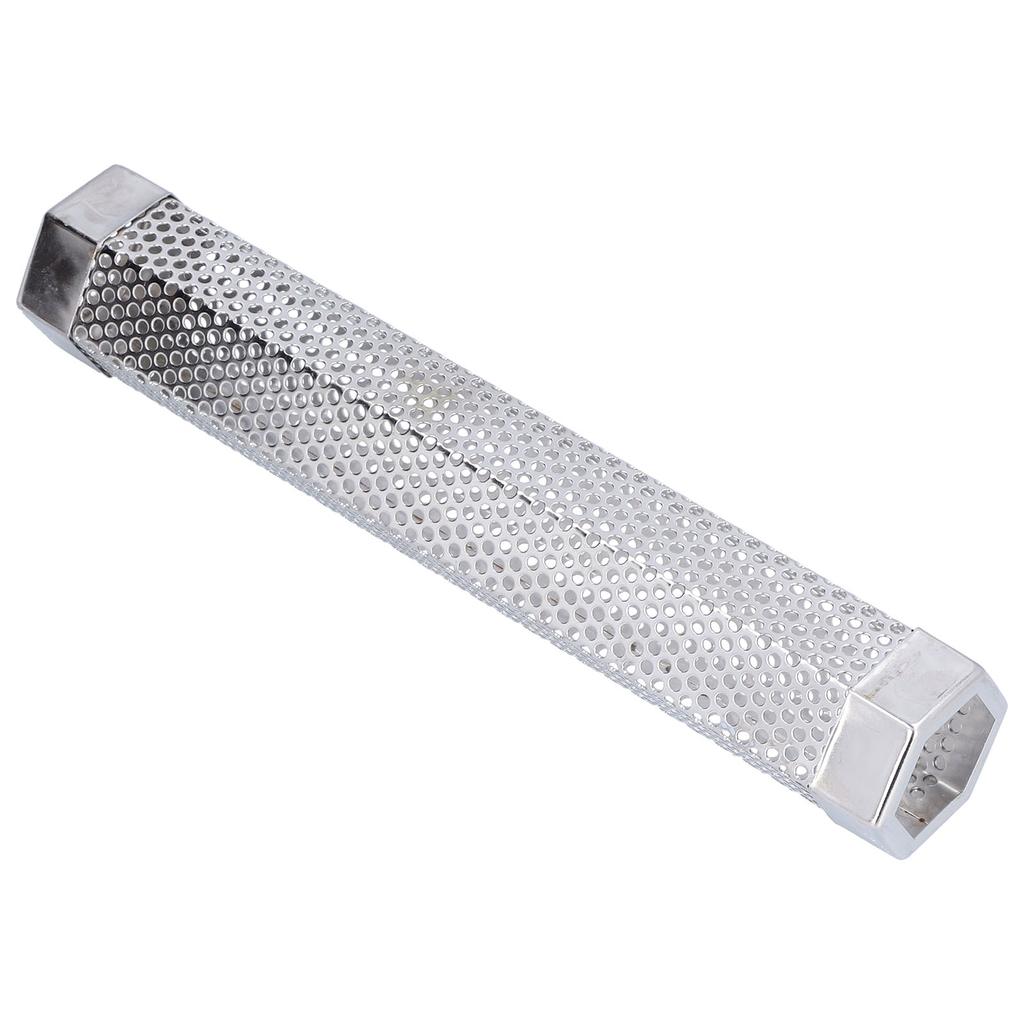 Smoker Tube 304 Stainless Steel Portable Hex Stable Barbecue Smoke Generator Pipe for Cold Hot Smoking Grilled Foods