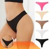 Бесшовные женские стринги с низкой талией, незаметные, для тренировок, сексуальные, эластичные, мягкие, дышащие