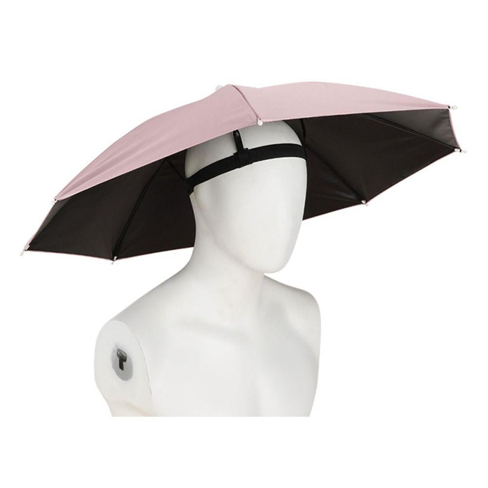 Windproof Head Umbrella Hat Elastic Band Umbrella Portable Rain Gear