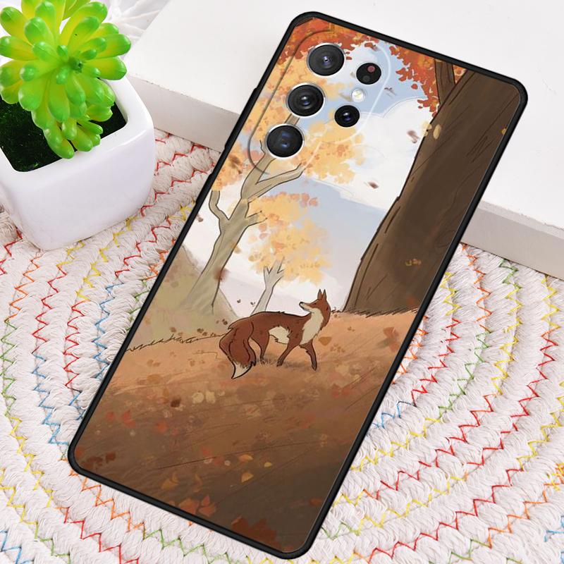 Чехол для телефона с рисунком лисы для Samsung Galaxy note 10 pro S26 Ultra S23 S24 FE S25 S21 S22 PLUS противоударный Cove