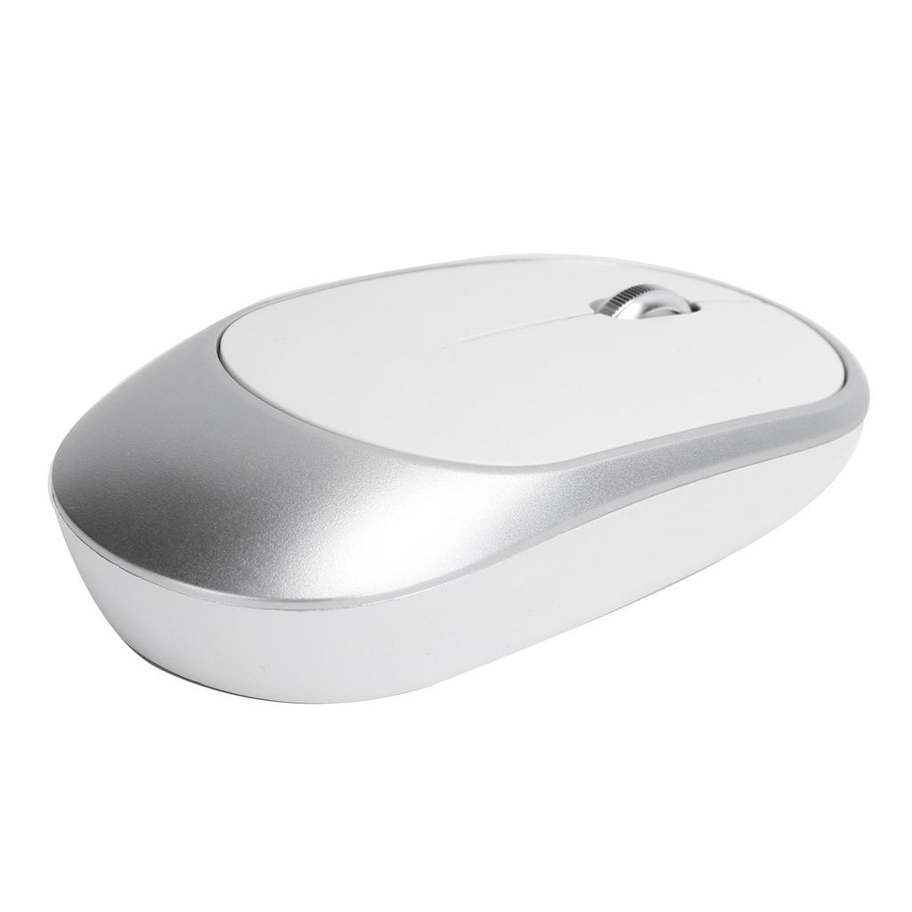 Wireless Mouse DPI Adjustable Chargable Optical Computer External Device with USB ReceiverSilver