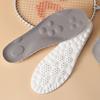 1 пара 4D Cloud Insoles Мягкие дышащие амортизирующие вставки из пены с эффектом памяти для спортивной обуви Мужские и женские стельки с поддержкой свода стопы Ортопедические массажные подушечки для ног