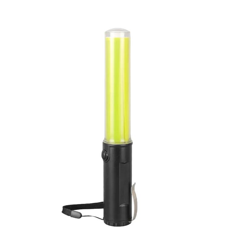 26cm Traffic Light Baton Concert Light Stick Side Clip Design Signal Traffic Wand LED Warning Lamp 3 Flashing Modes