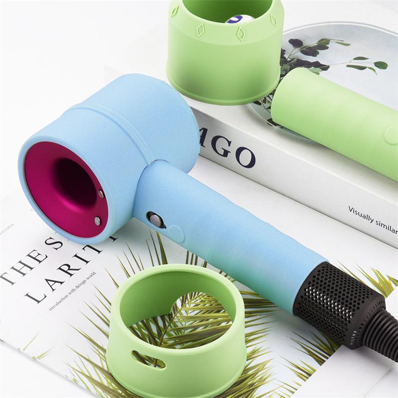 Slim Matte Hair Dryer Case Soft Silicone Protective case for Dyson Blower HD08 Washable Anti-scratch Travel Case