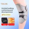 Knee Booster Brace with Spring Patella Joint Support Pad Knee Stabilizer Brace for Climbing And Squatting