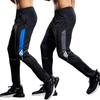 Men's Jogging Pants With Zip Pockets Football Training Pants Casual Basketball Sports Trousers Loose Sweatpants