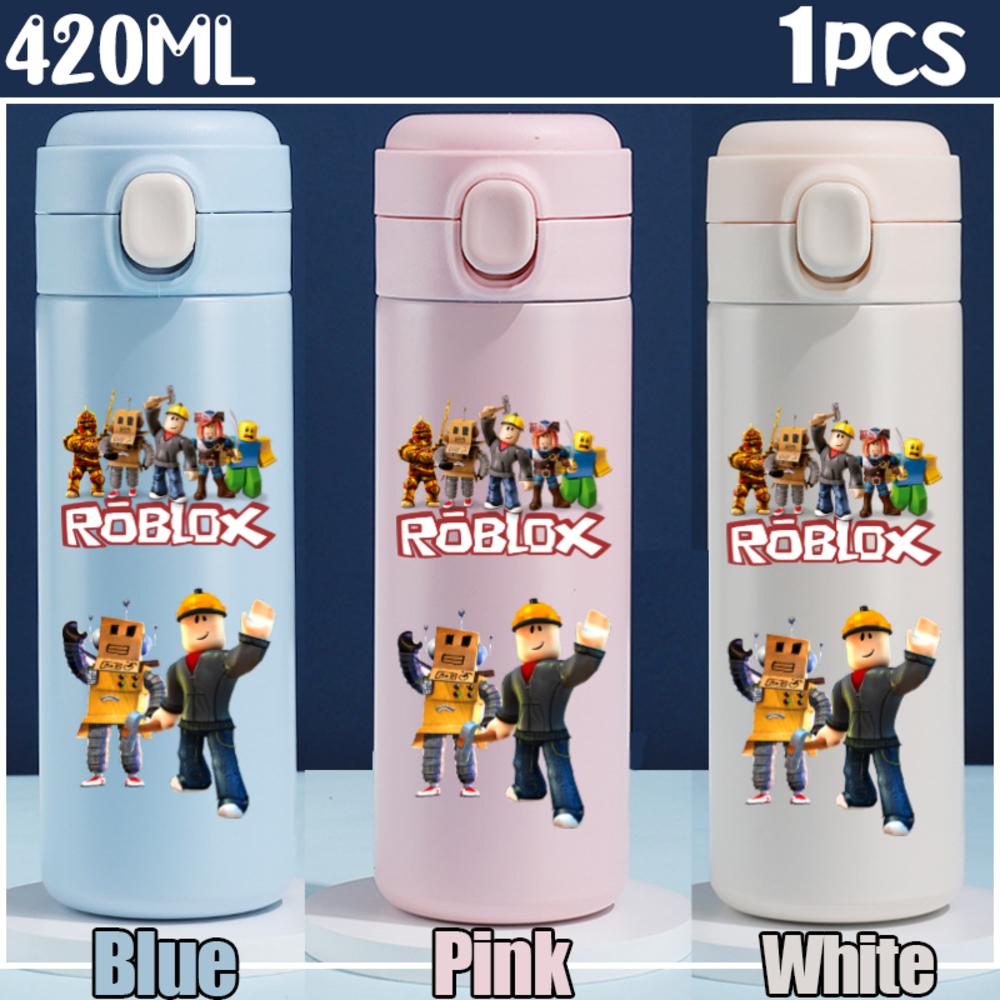 420ML Gourde Roblox Game Straight Drinking Cup Anime Water Bottle DynaBlocks 304 Stainless Steel Thermos Cup Holiday Gifts