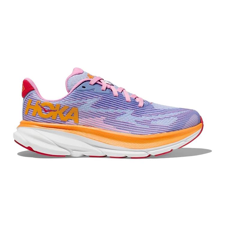 HOKA Clifton 9 Kids Peony Mirage Детские кроссовки Фиолетовые 1131170-PNYM
