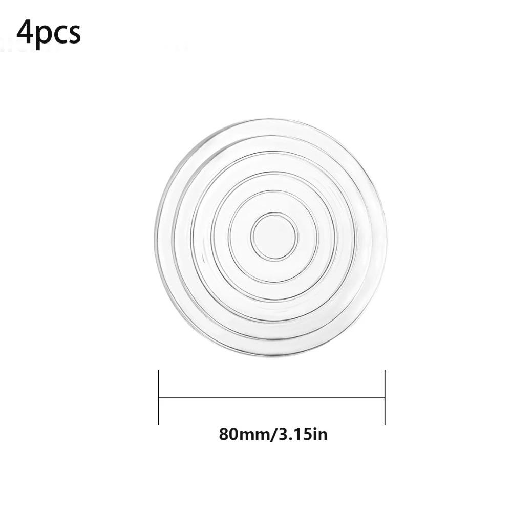 4pcs Portable Self Adhesive Furniture Pads Shock-Absorbent Multi-functional Feet Pad Non-Slip Ccutting board feet Appliances