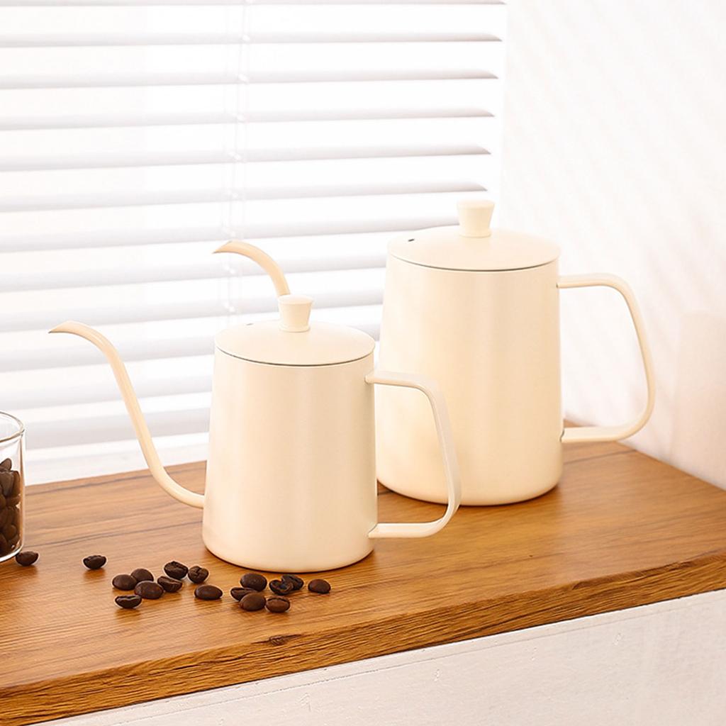 Кофейник для ручного заваривания Кофейник из нержавеющей стали с носиком-гусиным горлом Кухонные инструменты для дома и офиса Долговечный