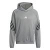 Adidas Select Foundation Fleece Hoodie With Logo Warm Comfortable Breathable Basketball Hoodie Men Hoodies Gray JN2492
