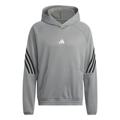 adidas Выберите худи из флиса Select Foundation с логотипом, теплое, удобное, дышащее, баскетбольное худи, мужские худи, серый JN2492