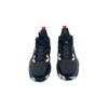 Anta Shock Absorbing Wear Resistant Non Slip Mid Top Basketball Shoes Kids Sneakers Black Red 312311133-2