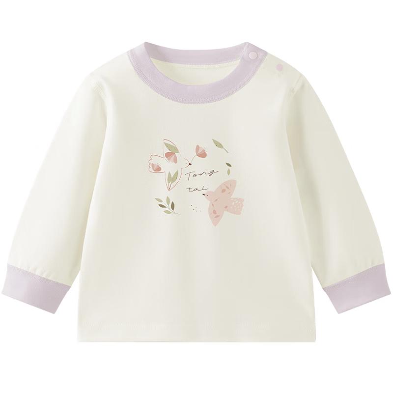 Унисекс хлопковая футболка с длинным рукавом Tongtai Baby