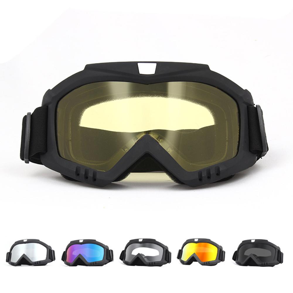 Мотоциклетные защитные механизмы Гибкий крестовый шлем Маска для лица Очки для мотокросса ATV Dirt Bike UTV Очки Шестерни Очки Лыжные очки