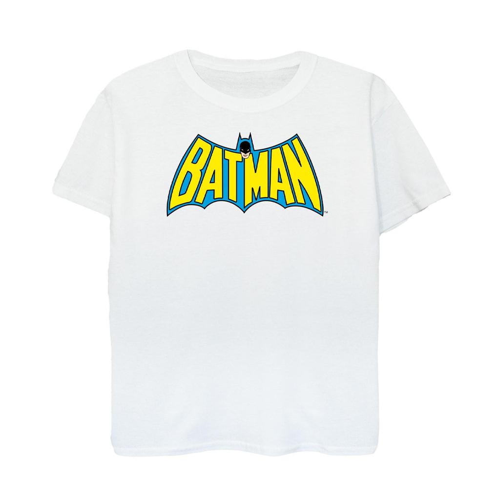 Batman Мужская хлопковая футболка с ретро-логотипом