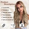 Long Wavy Wig 26 Inch Gradient Blonde Wig Women Natural Cute Wigs Suitable For Daily Party