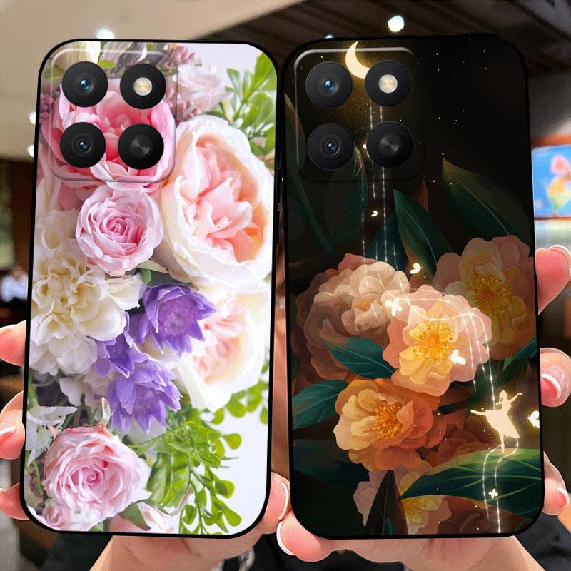 Чехол для Honor X8c HonorX8C Мягкий силиконовый ТПУ Милый Астронавт Печать на телефоне Чехол Для Huawei Honor X8c Чехлы ABR-LX3 Fundas Capa