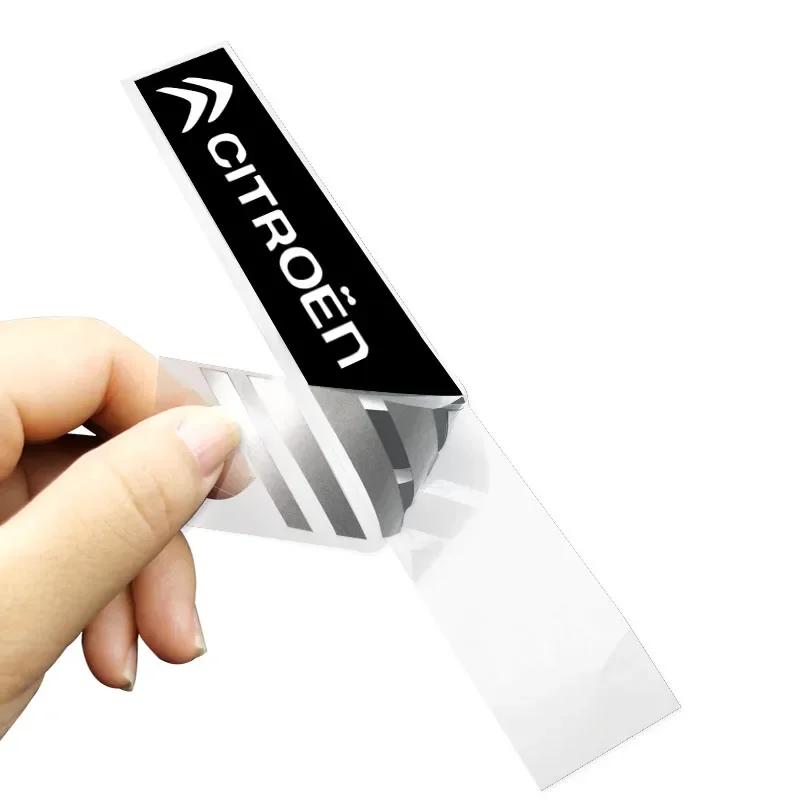 2PCS Car Styling Rearview Mirror Decoration Sticker Emblems For Citroen C1 C2 C3 C4 C5 Berlingo Xsara C8 C4L DS3 DS4 DS5LS DS6 ajy256