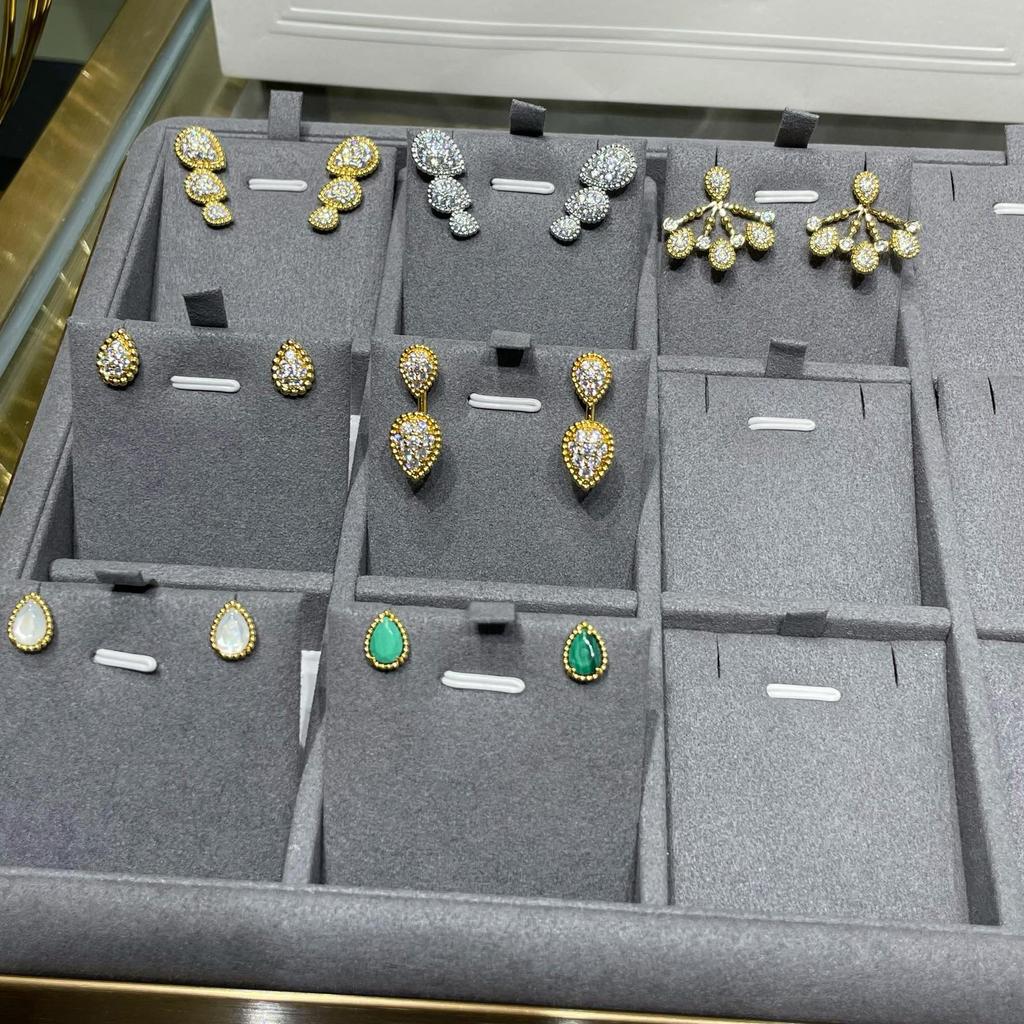 Горячий бренд Винтажные серьги для женщин Роскошные украшения Мода Капля воды Дизайнерские серьги-подвески Чистое серебро 925 пробы Вечерние серьги-пусеты